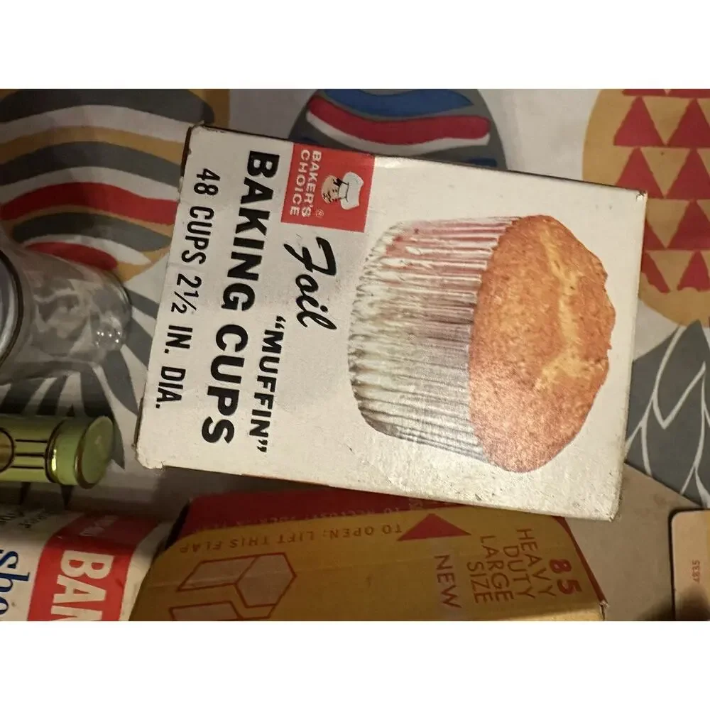 Mom Lot 50s 60s Band-Aid Sheer Strips Tin Cans Seltzer Tums Kitchen Props - Picture 5 of 9